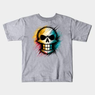 Rainbow Skull Kids T-Shirt